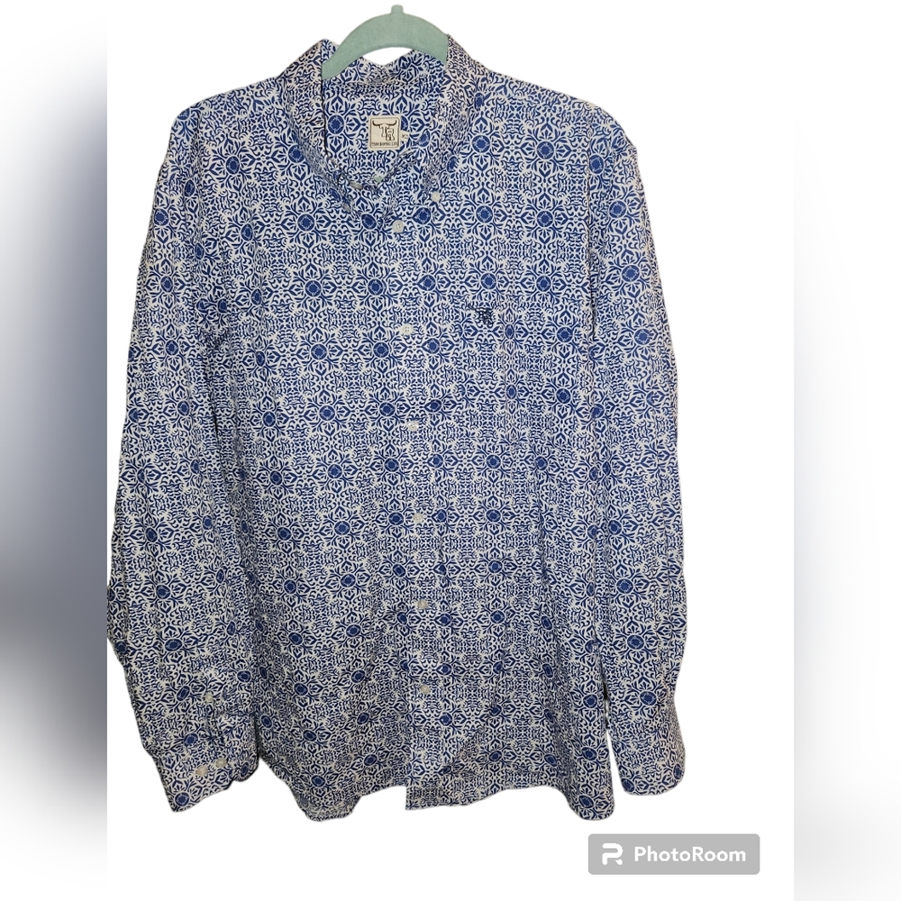 Team Roping Life Dress Shirt Size Med